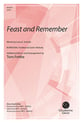 Feast and Remember SATB choral sheet music cover